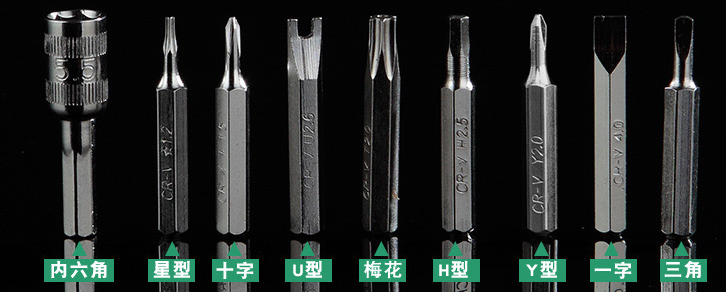 批頭套裝常見批頭型號規(guī)格 批頭套裝常見批頭型號規(guī)格